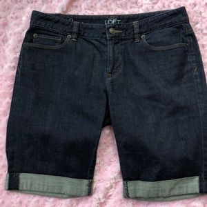 Loft Jean Shorts Size 2 Modern Fit